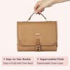 BabbleRoo Premium Vegan Leather Diaper Bag Backpack, Travel Backpack, Spacious & Stylish Nappy Organizer - 3 of 4