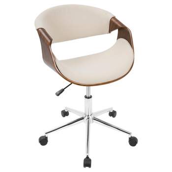 Curvo Mid-Century Modern Office Chair - LumiSource