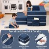Kids Play Couch (3Pcs Modular),Toddler Convertible Foam Sofa with Removable Cover, Perfect for Playroom & Bedroom - 4 of 4