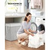 SONGMICS Laundry Hamper with Lid Clothes Hamper with 2 Removable Liner Bags & 6 Mesh Bags - 2 of 4