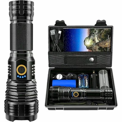 MaseiKar Flashlights LED High Lumens Rechargeable, 2000 Lumens XHP70.2 Super Bright Flashlight, Flash Light Battery Powered,Powerful Flashlight