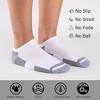TIME HOLLOW White Breathable Cushioned Ankle Socks - 2 of 3