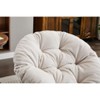 CAVINAS 360° Swivel Barrel Chair,Plush Rotating Accent Chair with Sturdy Base for Living Room,Office - 4 of 4