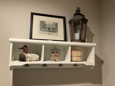 Seaside Entryway Storage Bench Distressed White - Crosley : Target