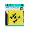 Belle Baby on Board Signs with Suction Cup for Cars, 2 Pack, Yellow - 4 of 4