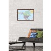 Trends International North America Map 2023 Framed Wall Poster Prints - 2 of 4