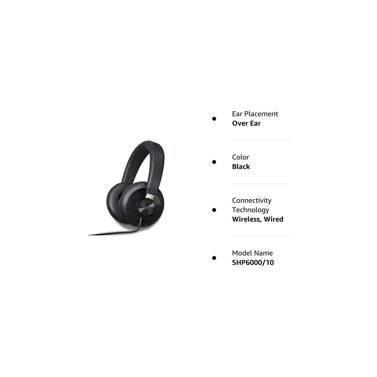 PHILIPS Wired Over-Ear HiFi Stereo Headphones -High-Resolution Audio, Noise Isolation, Deep Bass, 3.5mm Jack - thumbnail 8