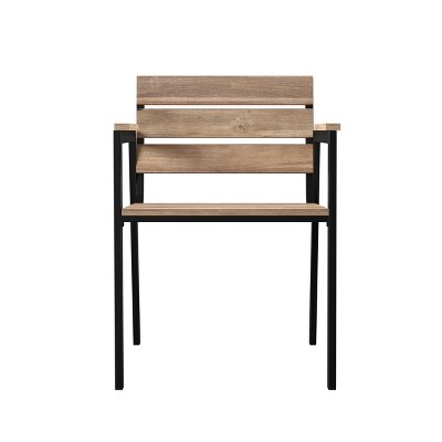 Standlake Slatted Outdoor Chairs - Set of 2 - OD1132308 - Natural - SEI