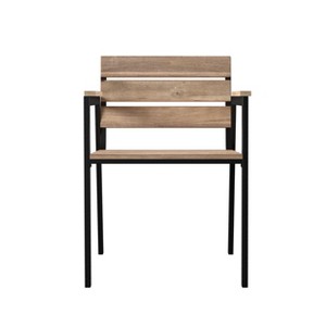 Standlake Slatted Outdoor Chairs - Set of 2 - OD1132308 - Natural - SEI - 1 of 4