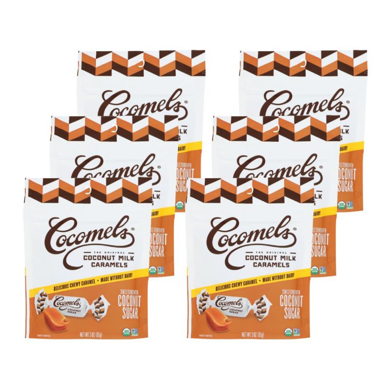 Cocomels The Original Coconut Milk Caramels Sweetened With Coconut Sugar - Case of 6/3 oz, 1 of 8