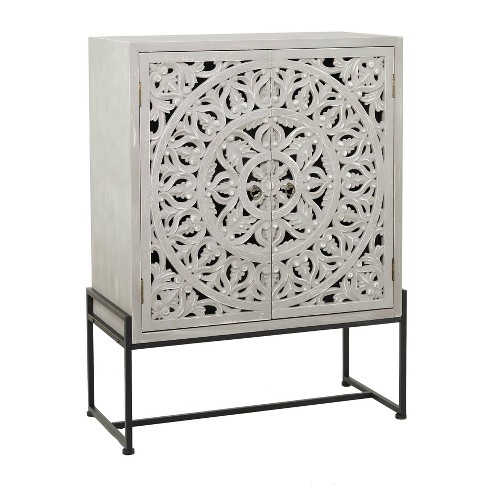 Wood Storage Cabinet 3 Drawer - Olivia & May : Target