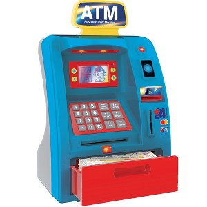 Playful Minds ATM – Lights & Sounds, Interactive Piggy Bank, Toy Money 3+ - 1 of 4