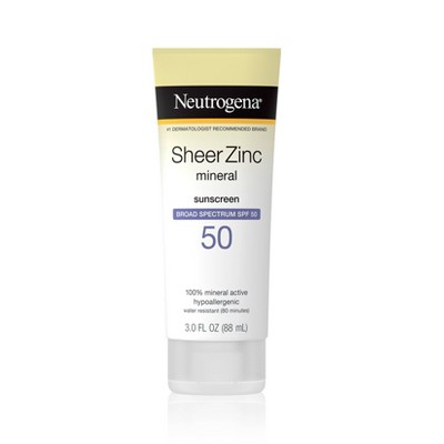 recommended spf for face