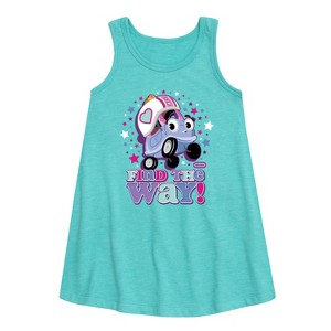 - Little Tikes - Find the Way Graphic Sleeveless Aline Dress - 1 of 3