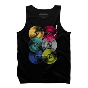 Men's Design By Humans Nonstop By clingcling Tank Top - 1 of 2