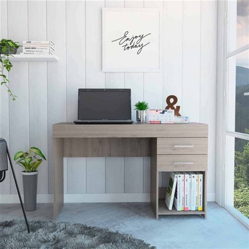 Target deals gray desk