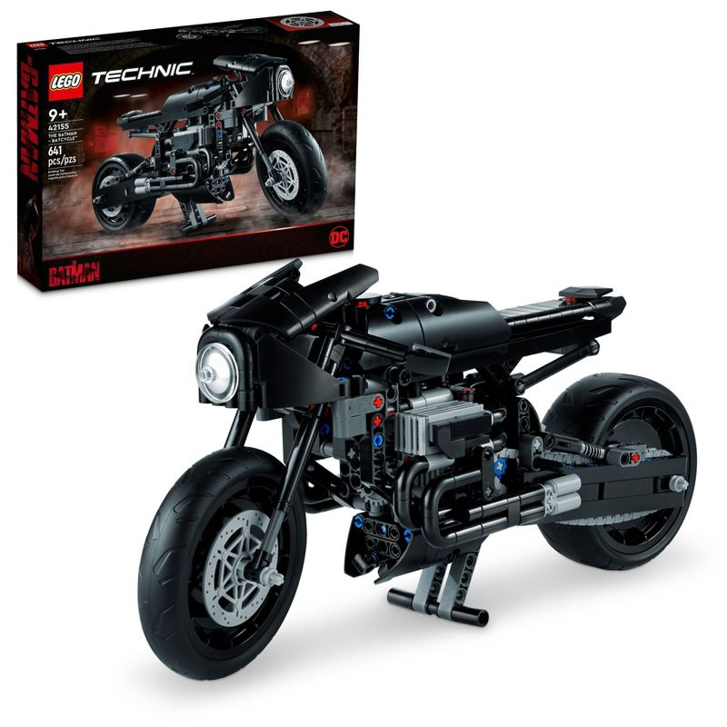 LEGO Technic THE BATMAN &#8211; BATCYCLE Motorcycle Model Toy 42155, 1 of 8
