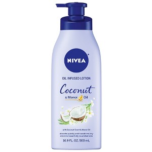 NIVEA Oil Infused Body Lotion with Coconut and Monoi Oil - 16.9 fl oz - 1 of 4