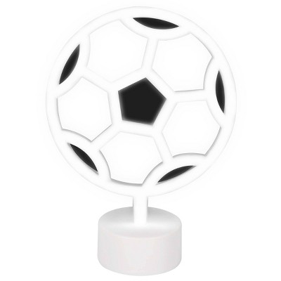 FUN DAY Soccer Ball Neon Light Table Lamp