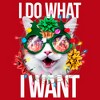 Men's Lost Gods I Do What I Want Kitten Sweatshirt - 2 of 4