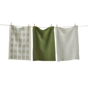 Tag Sonoma Green Dishtowel Set - Kitchen Textiles, Everyday Use, Machine Washable, 26x18 inches, Soft and Absorbent - 1 of 1