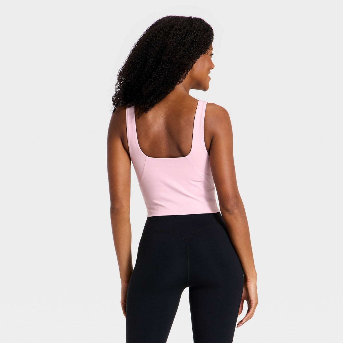 Women's Super Flex Square Neck Ultra Cropped Tank Top - All In Motion™ - thumbnail 7