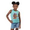 The Juniper Shop Patriotic Fluffy Dog Toddler Tank - 5/6T - Seafoam - 2 of 4