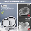 Collapsible Tub Wash Basin Laundry Tub 3 Pack Collapsible Laundry Baskets Foldable Dish Tub Plastic Washtub - 4 of 4