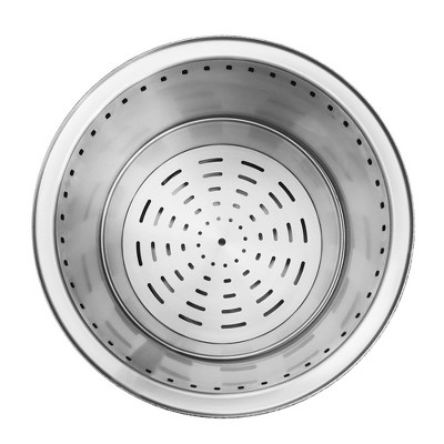 15 Inch Smokeless Outdoor Burning Portable Stainless Steel For Outdoor Camping Hiking Fishing silver