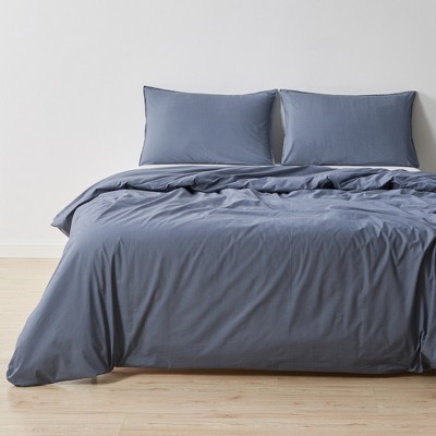 100% Pima Cotton Percale Duvet Set by Verlee