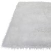 HomeRoots 5' X 7' White Faux Sheepskin Shag Washable Area Rug - 4 of 4