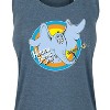 Women's - Dr. Seuss - Horton Draws A Who Graphic Racerback Tank - image 2 of 4