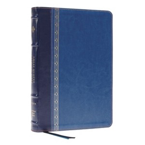 Nrsvce, Great Quotes Catholic Bible, Leathersoft, Blue, Comfort Print - by  Catholic Bible Press (Leather Bound) - 1 of 1