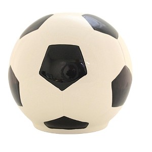 Child To Cherish 6.0 Inch Soccerball Bank Sport Save Money Decorative Banks - 1 of 3