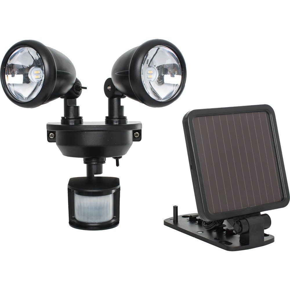 Photos - Spotlight Maxsa Innovations Solar Motion Activated Dual Head Light Black