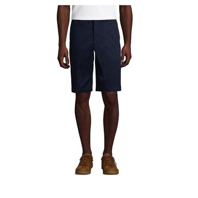 Lands' End School Uniform Men's Plain Front Blend Chino Shorts - 42 ...