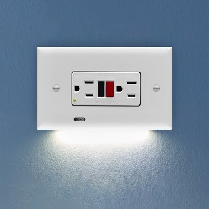 SnapPower GuideLight 2 PLUS Horizontal Wall Plate Night Light - 1 Pack - 1 of 4