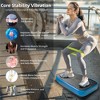 TopComfy Vibration Plate with Handle Whole Body Exercise Fitness for Fat Burning Weight Loss Men Women Home Gym Workouts, Blue, 22.5"*16"*7" - 2 of 4