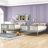 Streamdale Full over Full Bunk Bed with Ladder for Bedroom, Guest Room Furniture-Gray - 4 of 4