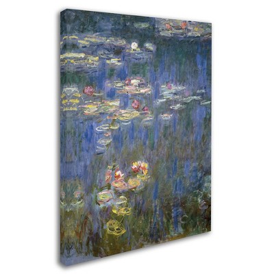 Trademark Fine Art -Claude Monet 'Water Lilies IV 1840-1926' Canvas Art