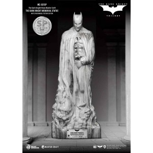 DC Comics The Dark Knight Rises Master Craft The Dark Knight Memorial Statue White Faux Marble Texture Edition (Master Craft) - 1 of 4
