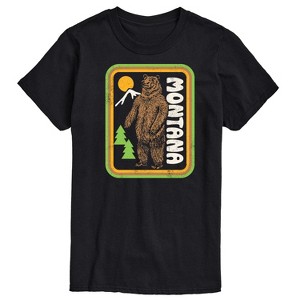 Men's - Instant Message - Montana Bear Badge Short Sleeve Graphic T-Shirt - 1 of 4