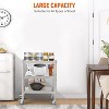 Stainless Steel Shelves, Storage Shelves, Adjustable Shelves, 330lbs per Tier Load Capacity, Kitchen&Garage&Office&Dining Room - 3 of 4