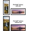 Americanflat 11x27 Picture Frame with Polished Plexiglass, Set of 2, Use as 8x24 Frame with Mat or 11x27 Frame Without Mat, Galleria Collection, Black - 4 of 4