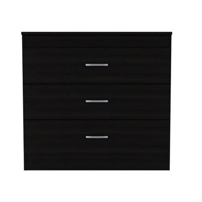 NicBex 3 Drawers Dresser for Bedroom,Modern Style Wooden Drawers with Black Metal Handle,Dressers for Kids Room,Living Room,Entry and Hallway