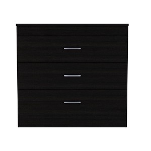 NicBex 3 Drawers Dresser for Bedroom,Modern Style Wooden Drawers with Black Metal Handle,Dressers for Kids Room,Living Room,Entry and Hallway - 1 of 4