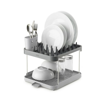 LunaLulinlk 2-tier Dish Rack with Cutlery Drainer