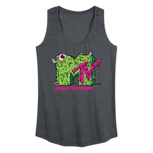 Women's - MTV - Slime Logo Graphic Racerback Tank - 1 of 4