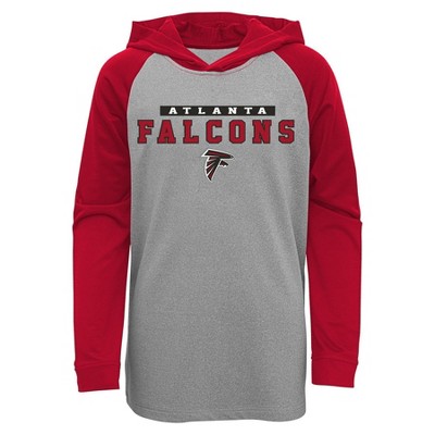 NFL Atlanta Falcons Boys' Long Sleeve Lightweight Hoodie - XS