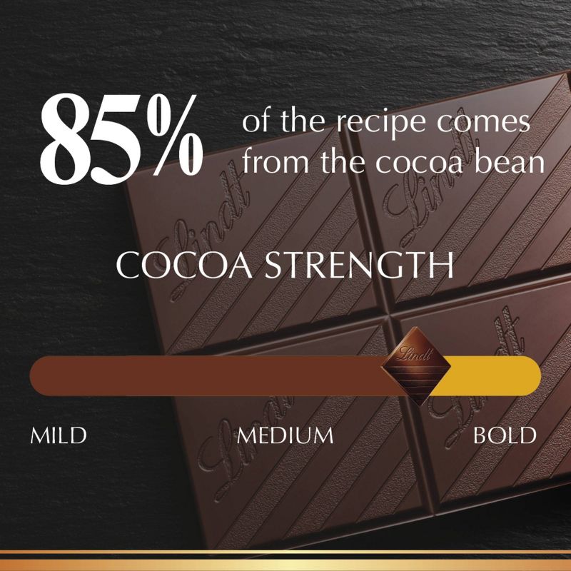 Lindt Excellence 85% Cocoa Dark Chocolate Candy Bar - 3.5 oz., 4 of 14